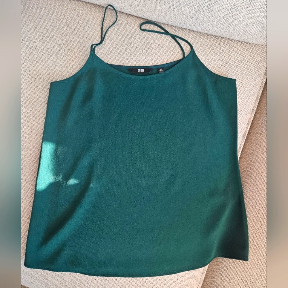 Uniqlo Dark Green Camisole Top